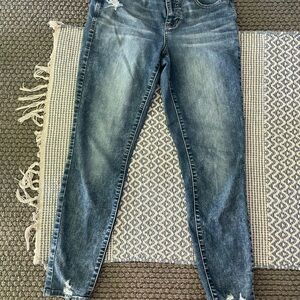 Maurices Dark Blue Skinny Jeans